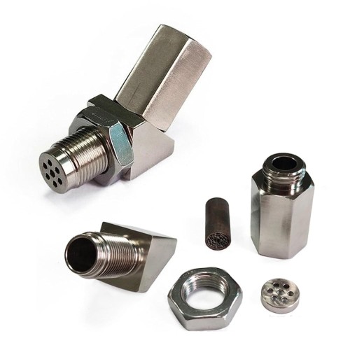 45 Degree O2 Sensor Spacer Universal Mini Catalytic Converter